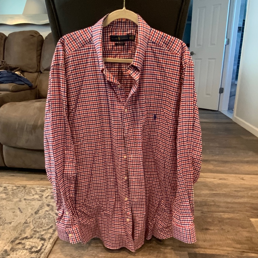 Ralph Lauren Men’s Big and Tall Performance Buttondown / Size 2XB